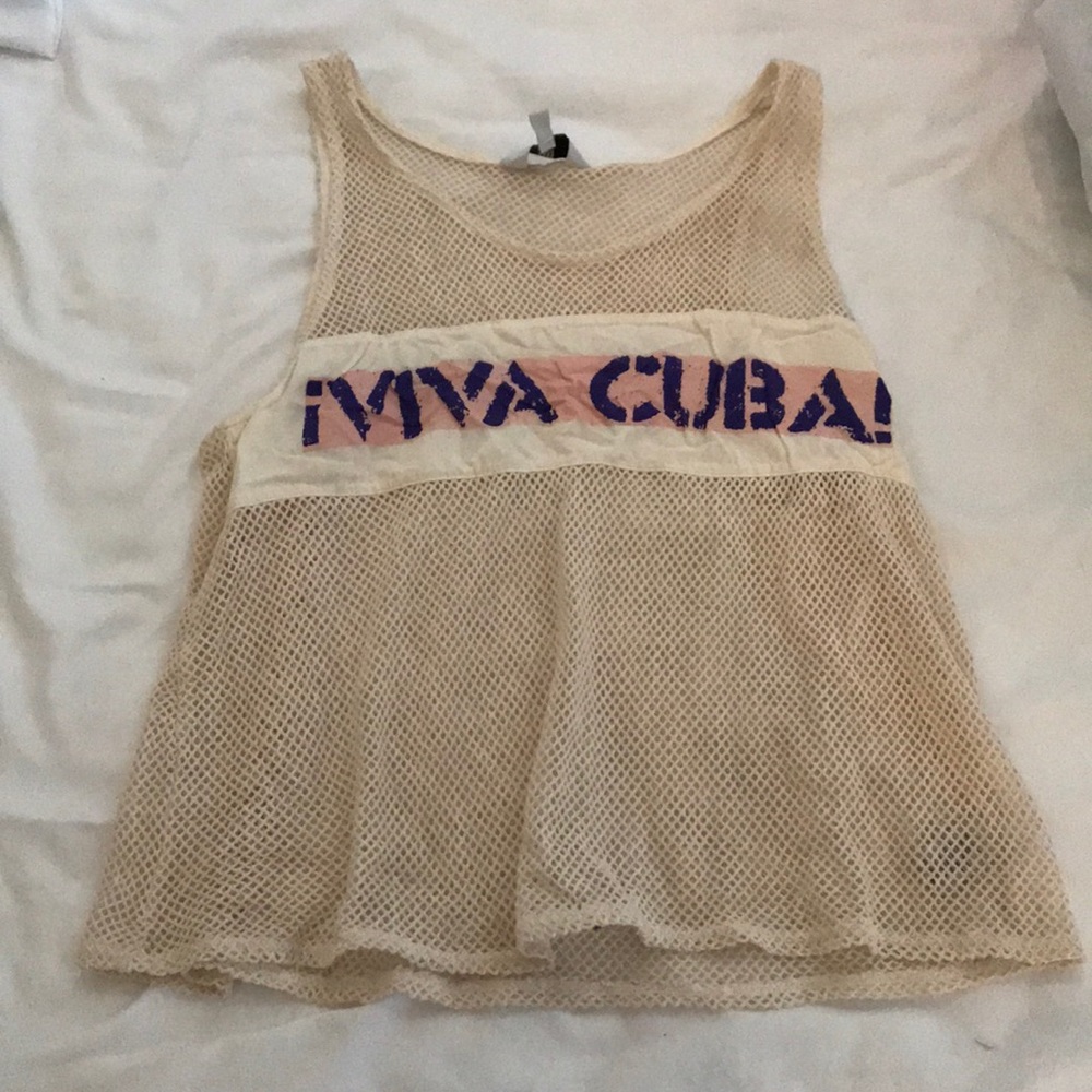 Viva Cuba Mesh Top